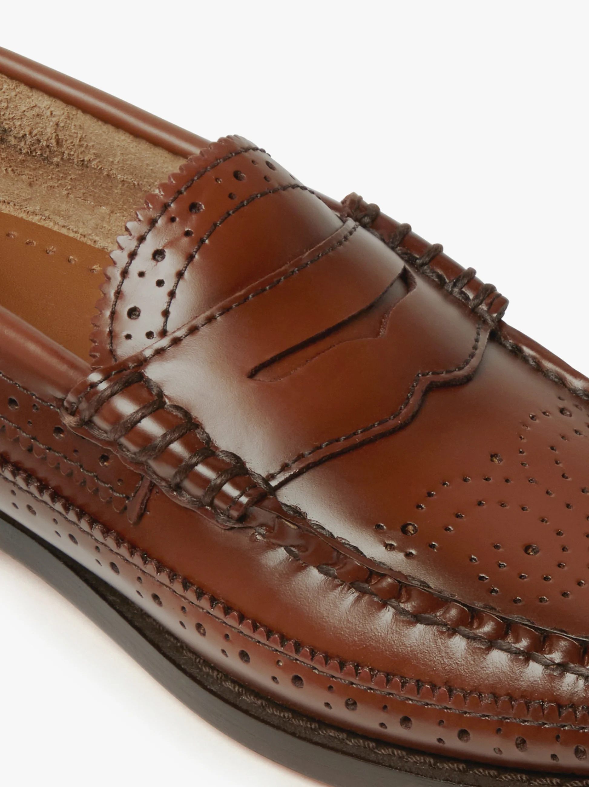 Weejuns Brogue Penny Loafers - Image 6